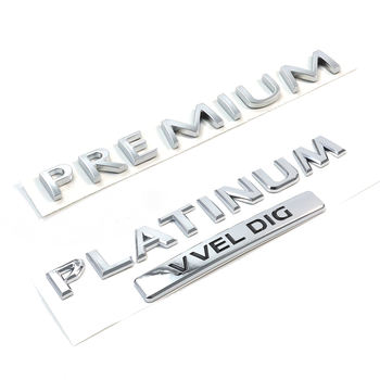 3D Black Lacquer Letter Stickers