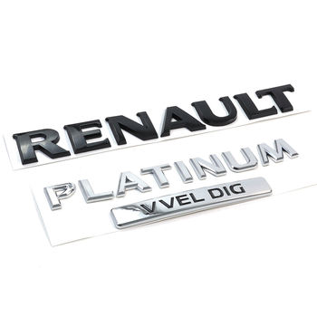 Black Tailgate Letter Badge