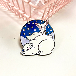 Custom Logo Metal Hard Enamel Badge