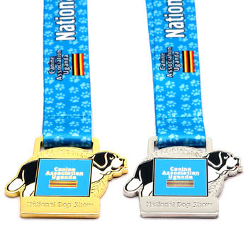 Silver plating style medal